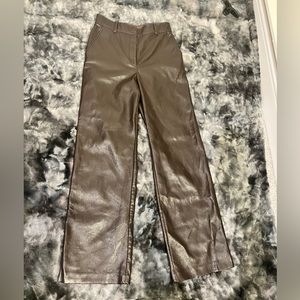 Aritzia vegan leather pants
